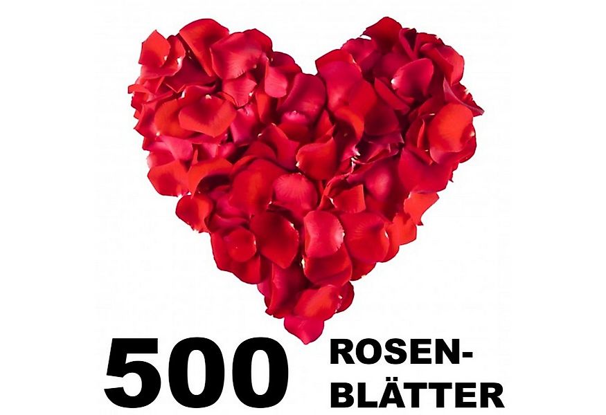 Kunstblume 500 Rosenblätter Rosenblüten Blütenblätter Hochzeit Deko weiß o. günstig online kaufen