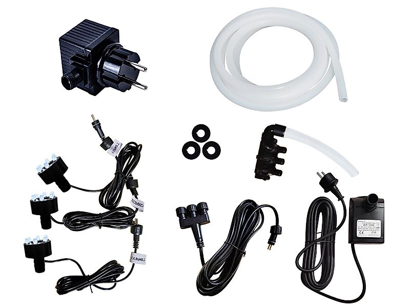 Köhko Gartenbrunnen Köhko Brunnenpumpe 2000L/H Set günstig online kaufen