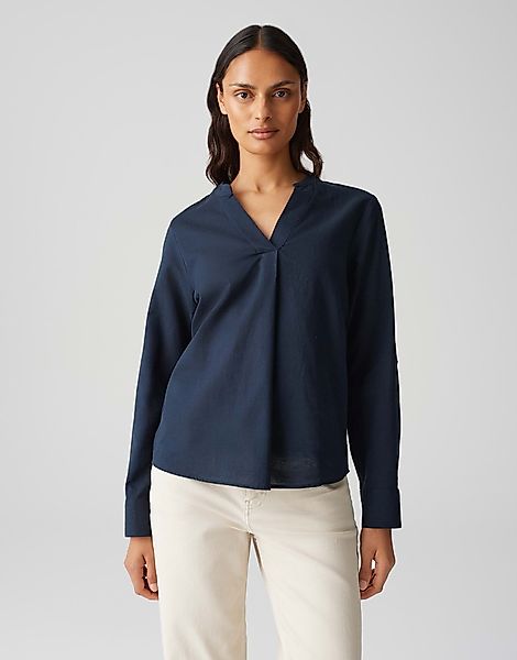 OPUS Langarmbluse FELENA Regular aus Leinen günstig online kaufen