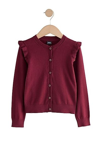 Next Strickjacke Schul-Strickjacke mit gerüschten Schultern (1-tlg) günstig online kaufen