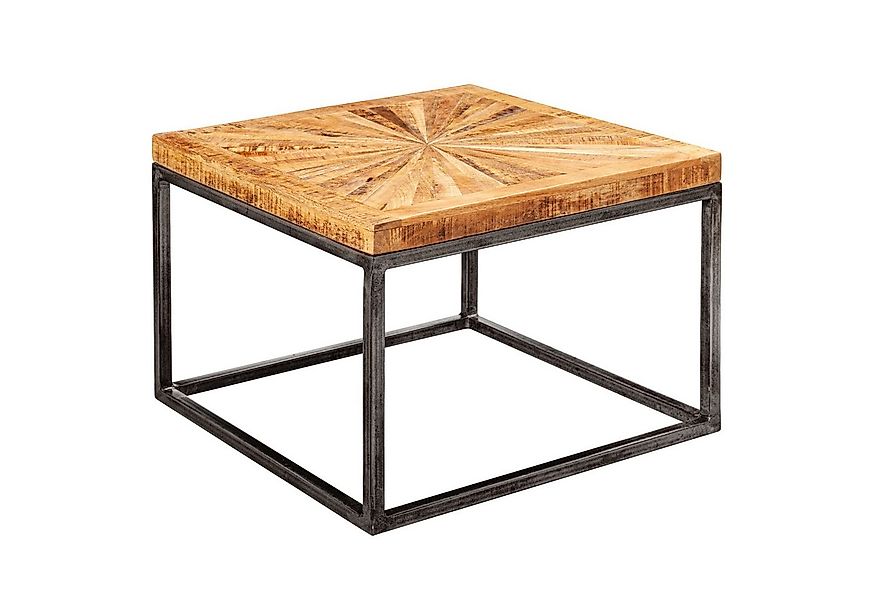 Wohnling Couchtisch WL5.951 Holz Massiv 55x55 cm Wohnzimmertisch Modern Tis günstig online kaufen