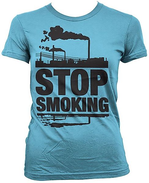 Hybris T-Shirt Stop Smoking Girly T-Shirt günstig online kaufen