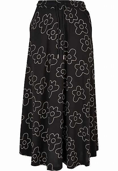 URBAN CLASSICS Jerseyrock "Urban Classics Damen Ladies Viscose Midi Skirt" günstig online kaufen