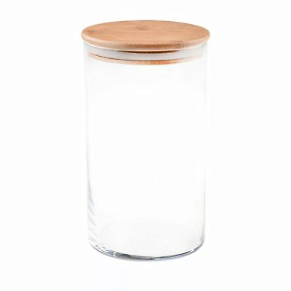 Neuetischkultur Vorratsglas mit Bambusdeckel 1,48 L Melis transparent günstig online kaufen
