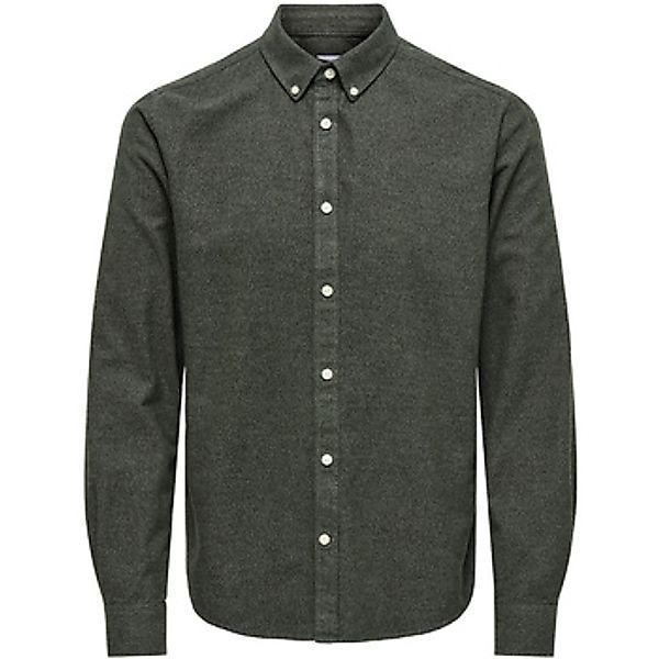 ONLY & SONS Langarmhemd "ONSNIKOLA LS MELANGE SHIRT OTL" günstig online kaufen