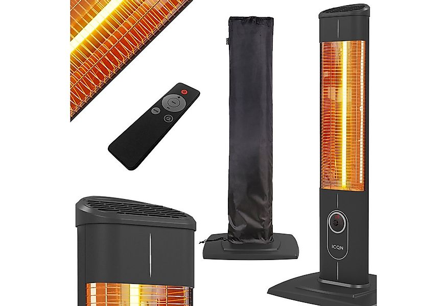 ICQN Heizstrahler IC2300.R-KABEL, Stand Heizstrahler mit Wasserdicht Schutz günstig online kaufen