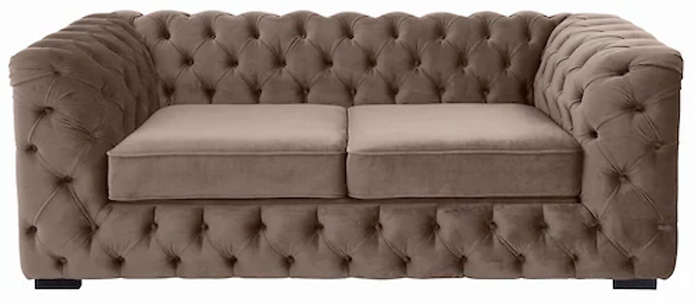 Home affaire Chesterfield-Sofa »Kalina«, mit klassischer Chesterfield-Knopf günstig online kaufen