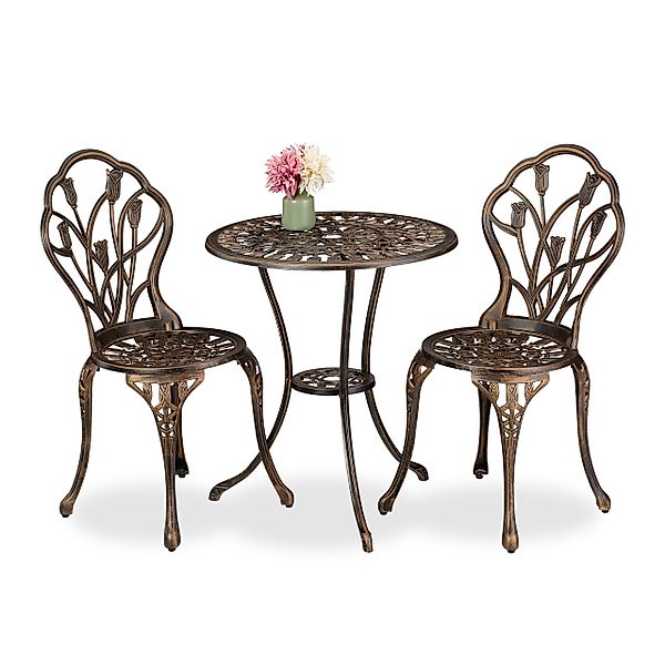 relaxdays Balkonset 3-teiliges Gartenmöbel Set, (3-tlg), günstig online kaufen