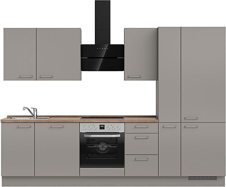 nobilia® Küchenzeile »"Laser II"«, vormontiert, Ausrichtung wählbar, Breite günstig online kaufen