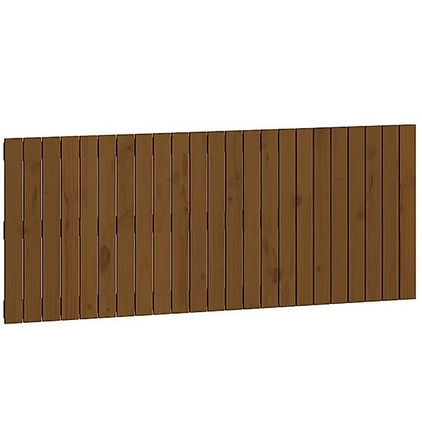vidaXL Bett, Wand-Kopfteil Honigbraun 147x3x60 cm Massivholz Kiefer günstig online kaufen