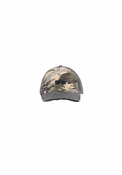 Alpha Industries Trucker Cap "Distressed Logo Camo Cap Kappe" günstig online kaufen