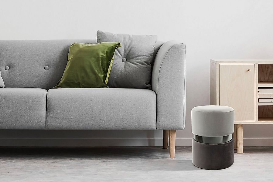 Kayoom Sitzhocker Hocker Gipsy 825, stilvoller Sitzhocker, runde Form, stil günstig online kaufen