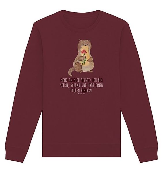 Mr. & Mrs. Panda Longpullover Otter Blumenstrauß Größe XS - Burgundy - Gesc günstig online kaufen