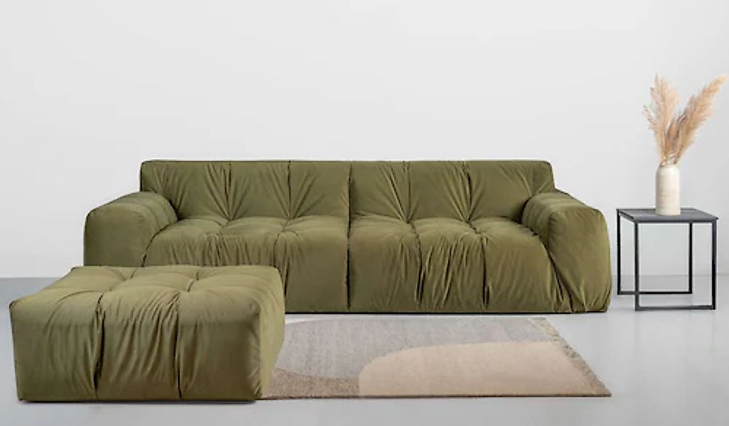 INOSIGN Polsterhocker "Calmara, weicher Lounge-Sitzkomfort", bodentief, Sam günstig online kaufen
