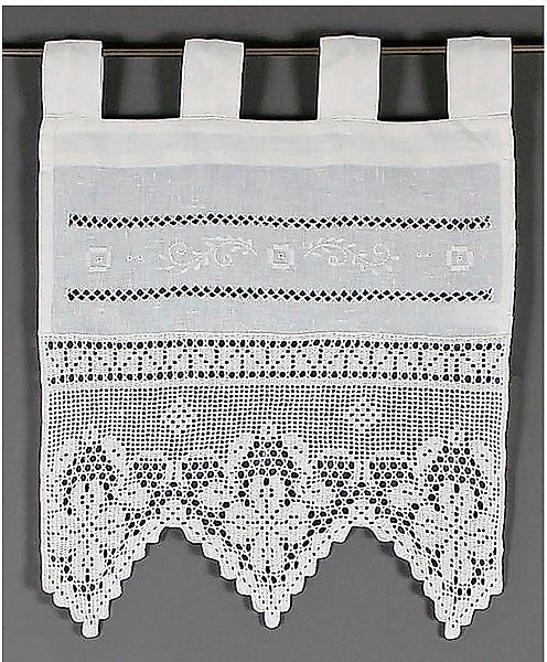 HOSSNER - ART OF HOME DECO Scheibengardine Traunsee (1 St), Schlaufen, blic günstig online kaufen