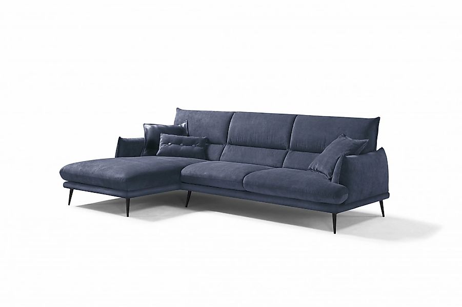 Egoitaliano Ecksofa "FUNNY, hochwertiges & aktuelles Design, bequeme Rücken günstig online kaufen