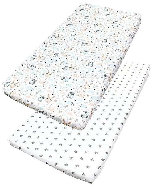 TupTam Spannbettlaken Baby Spannbettlaken Spannbetttuch für Babybett Kinder günstig online kaufen