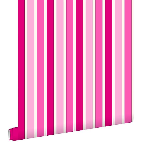 ESTAhome Tapete Streifen Rosa 53 cm x 10,05 m 115818 günstig online kaufen