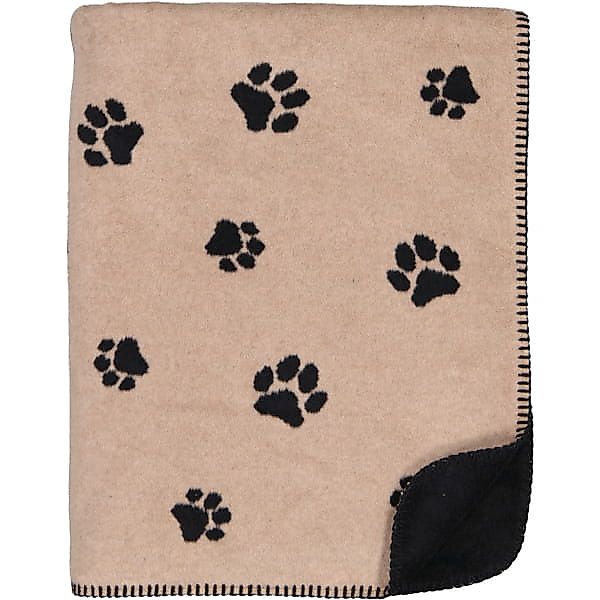Wohndecke Decke We Love Dogs Paws günstig online kaufen
