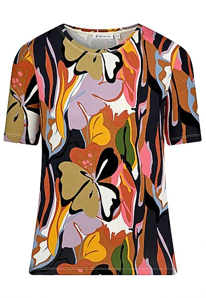 BICALLA T-Shirt Shirt mit Tropical-Print in günstig online kaufen