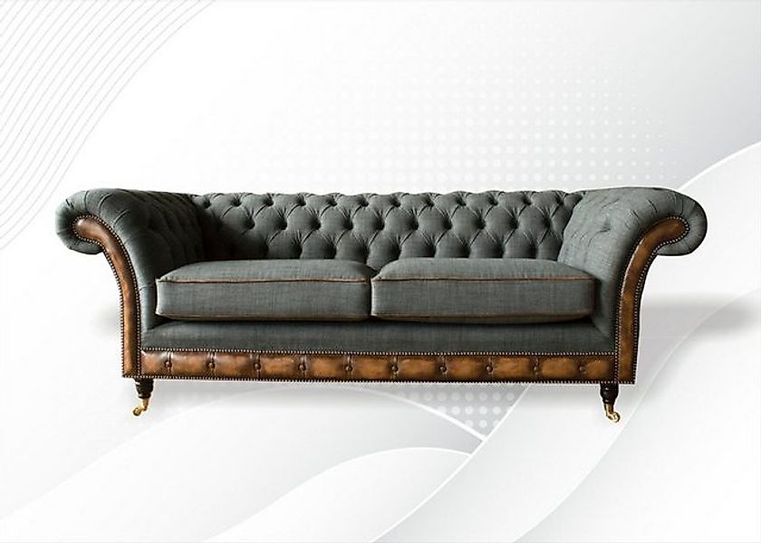 JVmoebel Chesterfield-Sofa Chesterfield Sofa hochwertig Handarbeit massives günstig online kaufen