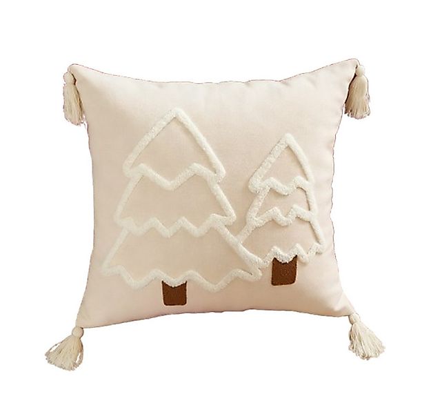 CLTYQ Kissenbezug Weihnachtskissenbezüge 45 x 45 cm Das Weihnachtsbaum,1er- günstig online kaufen