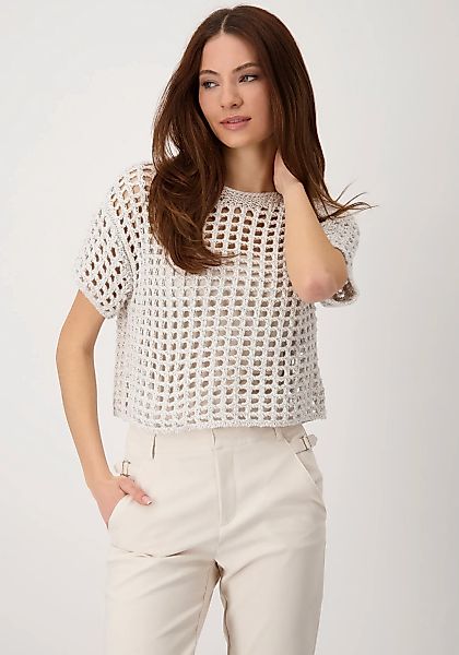 Monari Strickpullover, aus Ajourstrick günstig online kaufen