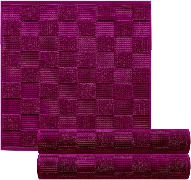 Lashuma Geschirrtuch Lissabon, (Set, 3-tlg), Lila günstig online kaufen