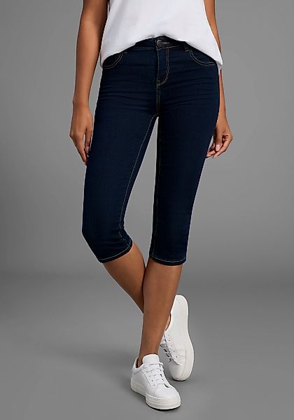 Arizona Caprijeans "Ultra-Stretch" extra-enger Schnitt, modischer Beinabsch günstig online kaufen