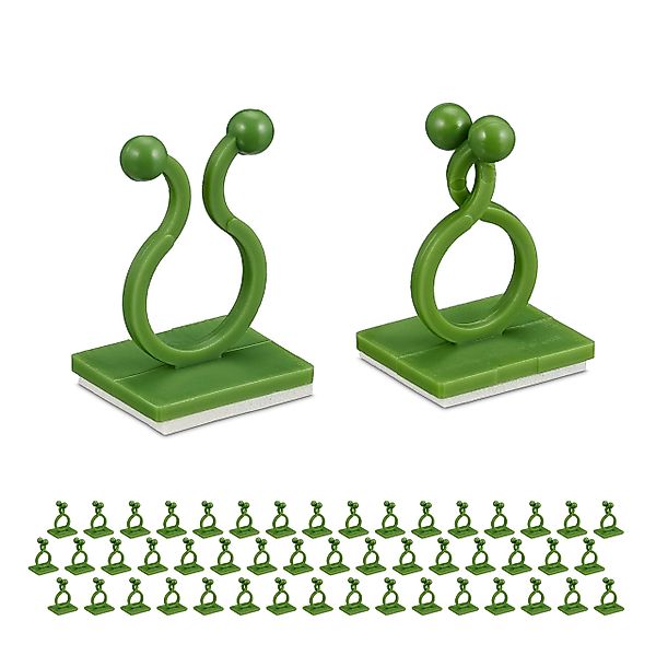 relaxdays Gartenpflege-Set Pflanzenclips selbstklebend im 240er günstig online kaufen
