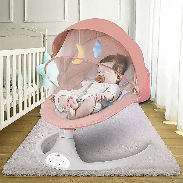 Insma Babywippe, elektrisch Babyschaukel bluetooth Musik günstig online kaufen