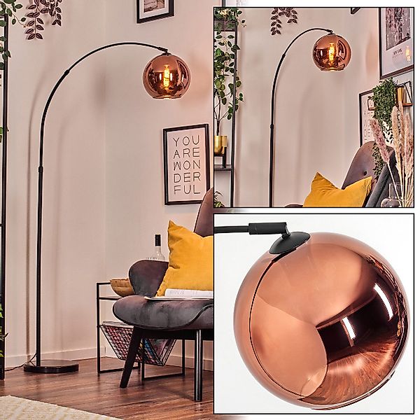 hofstein Stehlampe Stehlampe aus Metall/Glas in günstig online kaufen