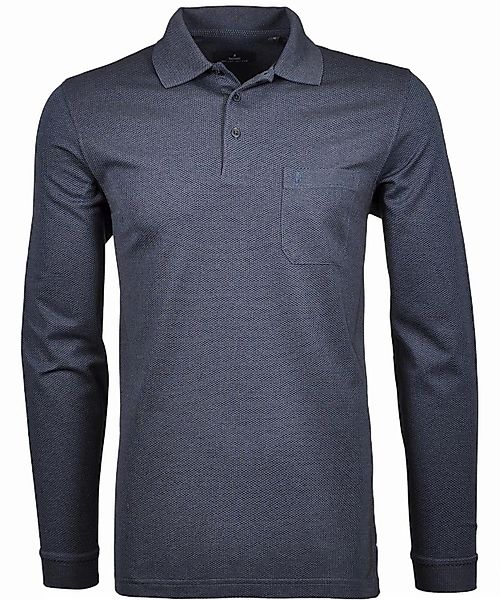 RAGMAN Poloshirt Polo LS fish net günstig online kaufen