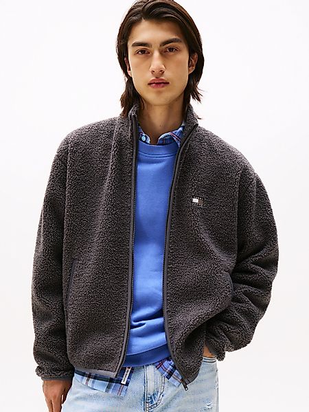 Tommy Jeans Sweatjacke BADGE TEDDY Relaxed günstig online kaufen