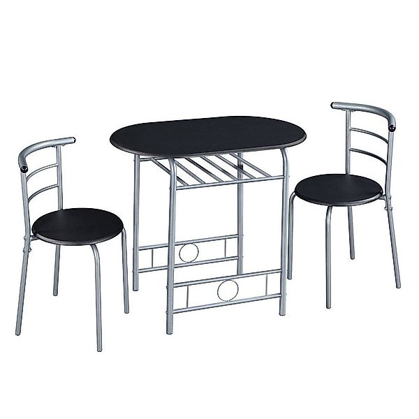 Yaheetech Esszimmer-Set Essgruppe mit 2 Stühlen, günstig online kaufen