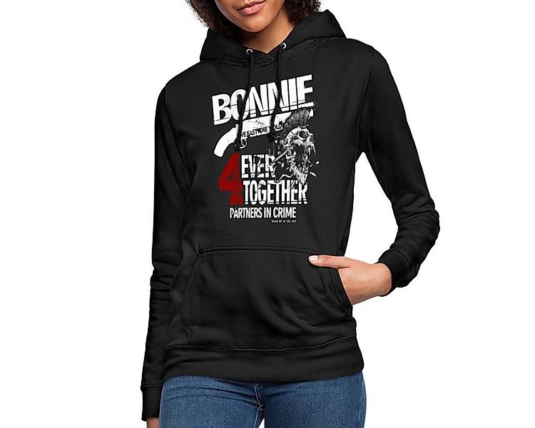 Spreadshirt Hoodie Bonnie & Clyde Kostüm Partnerlook Partneroutfit Pärchen günstig online kaufen