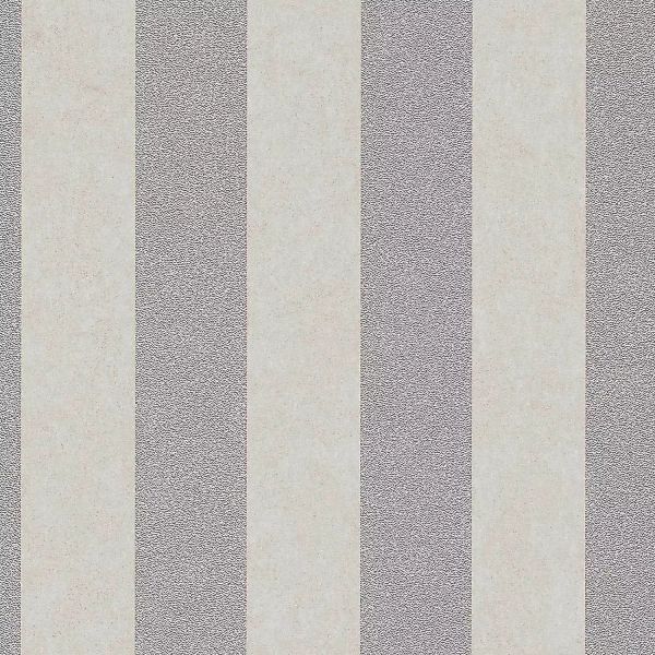 Bricoflor Blockstreifen Tapete Silber Grau Edle Streifen Tapete für Wohnzim günstig online kaufen