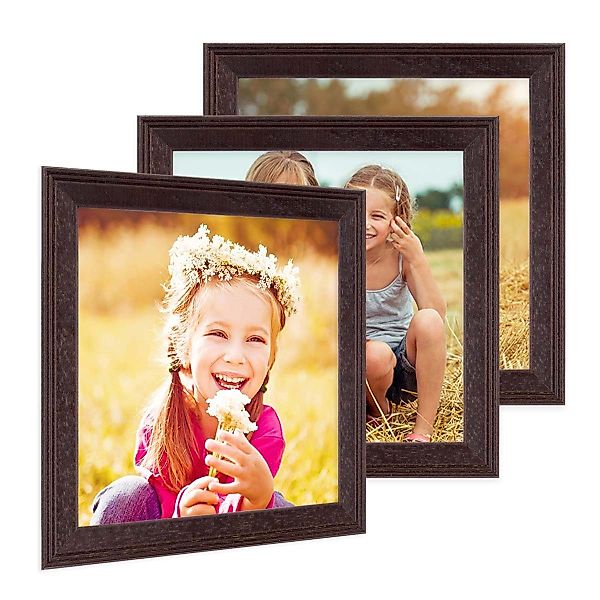 PHOTOLINI Bilderrahmen 3er Set im Landhaus-Stil günstig online kaufen