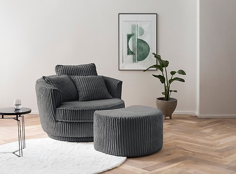 Home affaire Drehsessel »MAISIE, Love Seat XXL Lese-Sessel, Big-Sessel mit günstig online kaufen