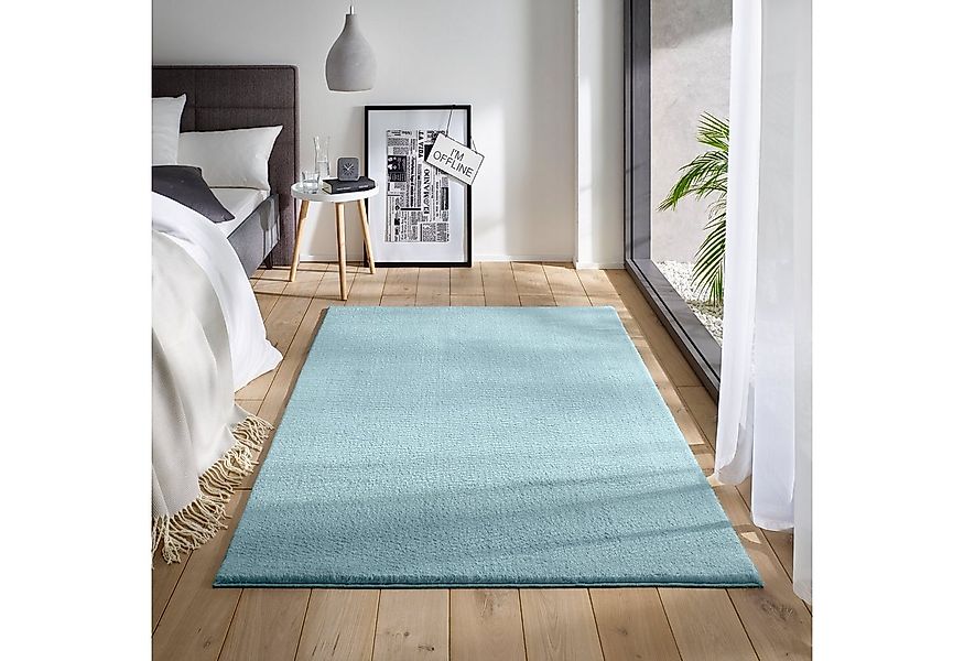 TaCa Home Teppich Waschbarer Kurzflor-Teppich, rechteckig, Höhe: 19 mm, Woh günstig online kaufen