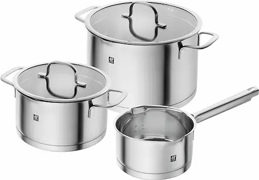 Zwilling Topf-Set »TrueFlow«, Edelstahl, (Set, 3 tlg.), 18/10 Edelstahl, in günstig online kaufen
