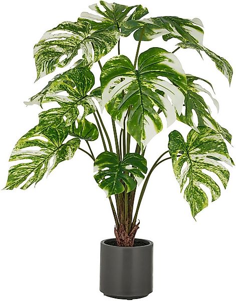 Kunstpflanze Splitphilodendron, Creativ green, Höhe 100 cm, mit naturgetreu günstig online kaufen