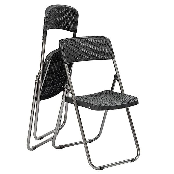 Sekey Klappstuhl Gartenstuhl Klappbar Polyrattan Klappstuhl günstig online kaufen