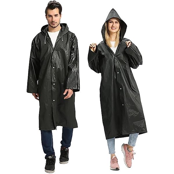Mutig Regenjacke Regenponcho, Unisex Wiederverwendbar, 2 günstig online kaufen