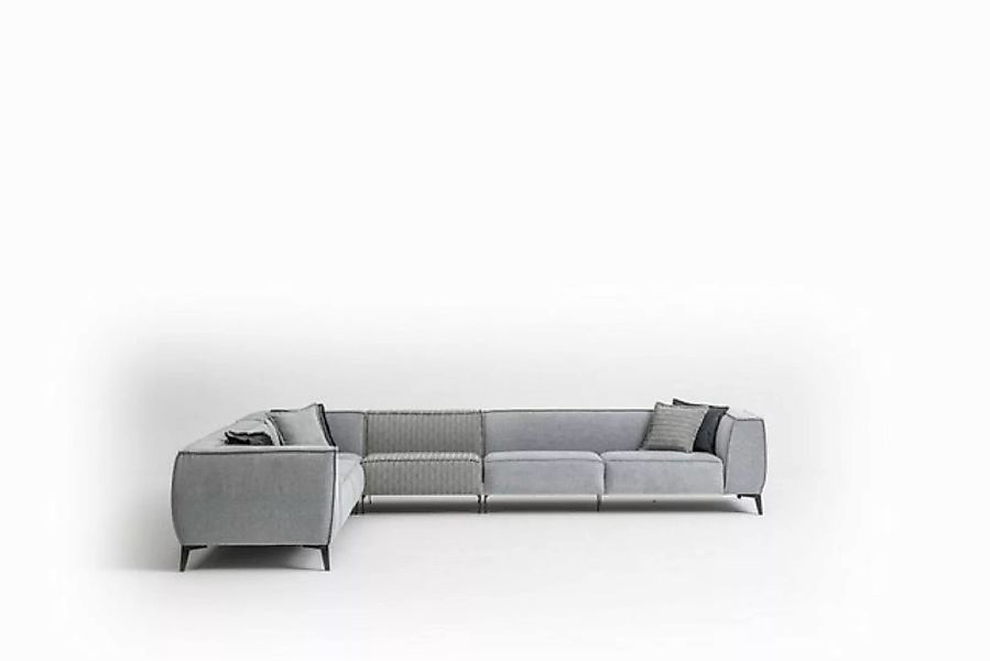 JVmoebel Ecksofa Modern Ecksofa L Form Wohnzimmer Modern Design Polster Tex günstig online kaufen