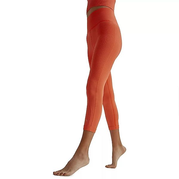 Born Living Yoga Devika Nahtlose Capri-leggings M Coral Reef günstig online kaufen