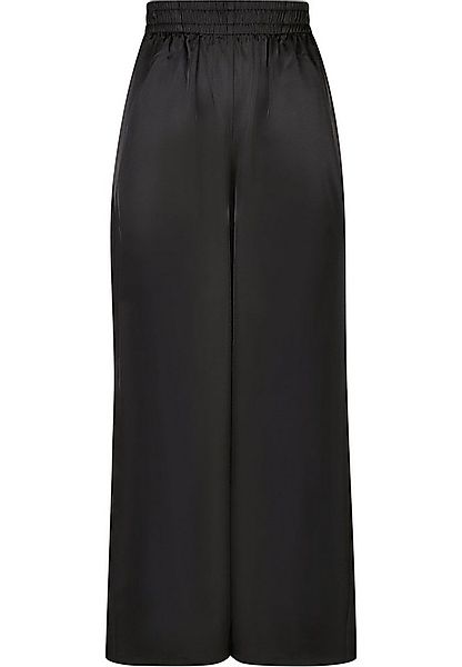 URBAN CLASSICS Stoffhose Urban Classics Damen Ladies Satin Wide Leg Pants ( günstig online kaufen