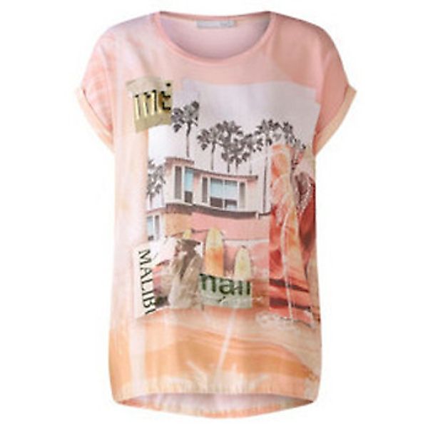 Oui  T-Shirt Bluseshirt für Damen in orange günstig online kaufen