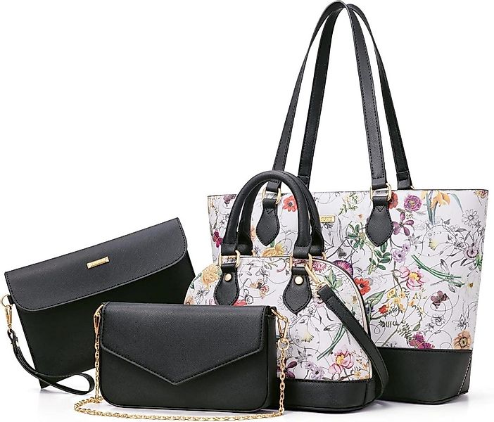 LuxusKollektion Handtasche Handtasche Damen 4-teiliges Set günstig online kaufen