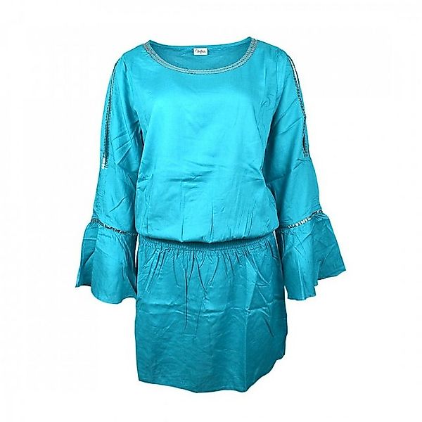 Buffalo London Sommerkleid Sommerkleid abgesetzen Pailetten und gerafftem E günstig online kaufen